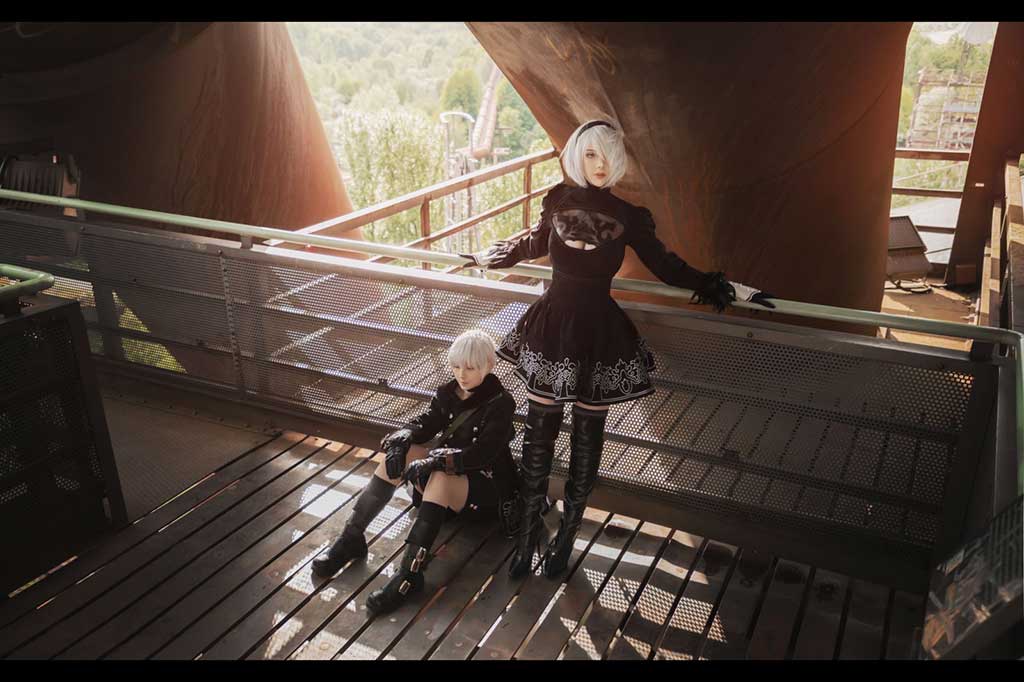 Saya The Fox 尼尔「2B cosplay」缩略图2