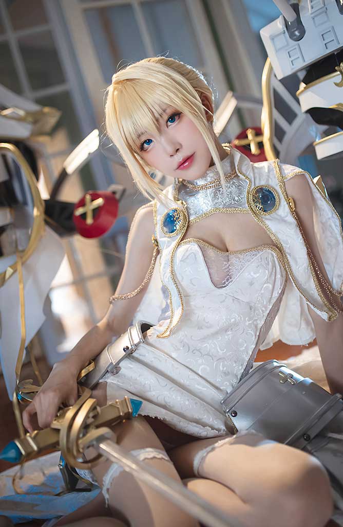 水淼Aqua 战舰少女Jeanne d’Arc（圣女贞德）cosplay缩略图1