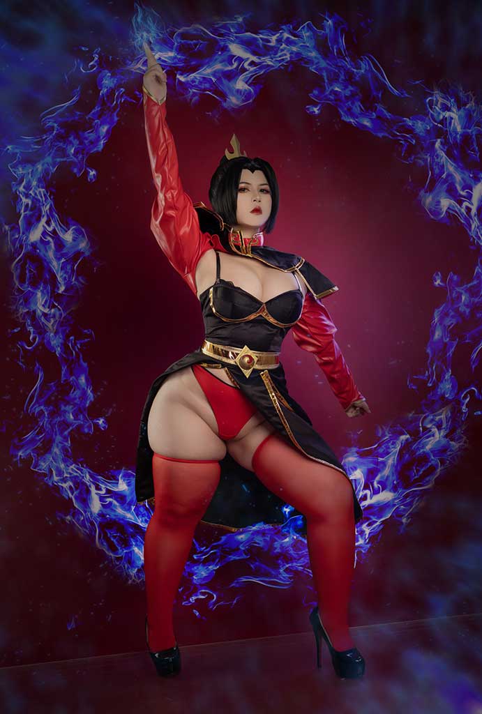 Uy Uy 降世神通最后的气宗Azula（阿祖拉）cosplay原造型缩略图1